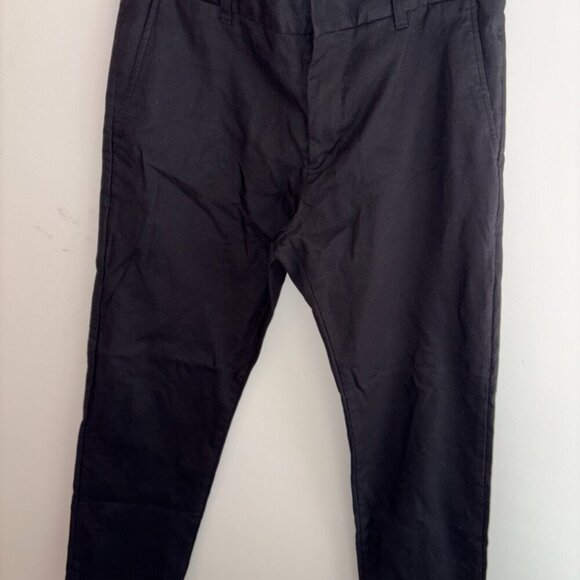 Men's Vince Dylan Black Dress Flat Front Chino Pants size 32 - Picture 14 of 15